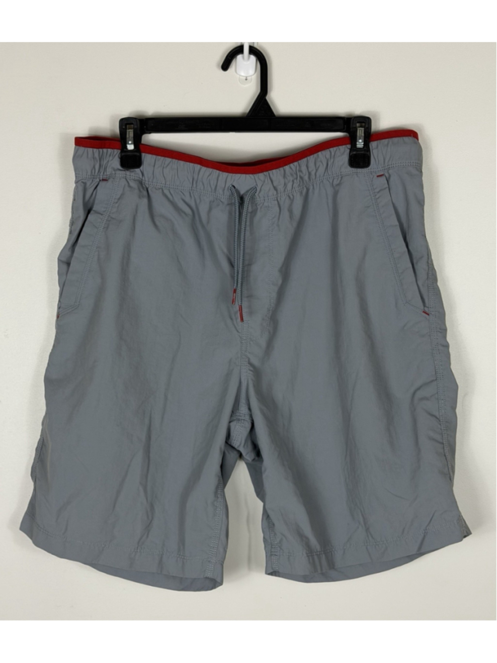 The North Face Shorts Men's Large Gray Drawstring Outdoor Hiking Nylon